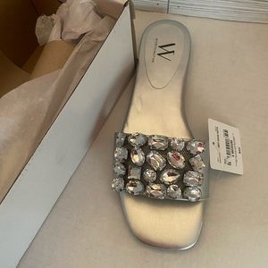 NWT still in box blingy sandals